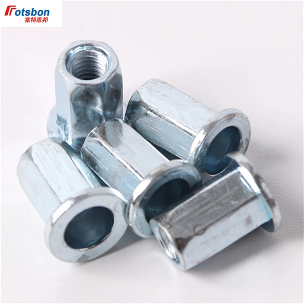 M3/M4/M5/M6/M8/M10/M12 Flat Round Head Full Hex Rivet Nuts Insert Hexagon Inserti Rivnuts Insertos Threaded Ecrou Tuerca YJT8003