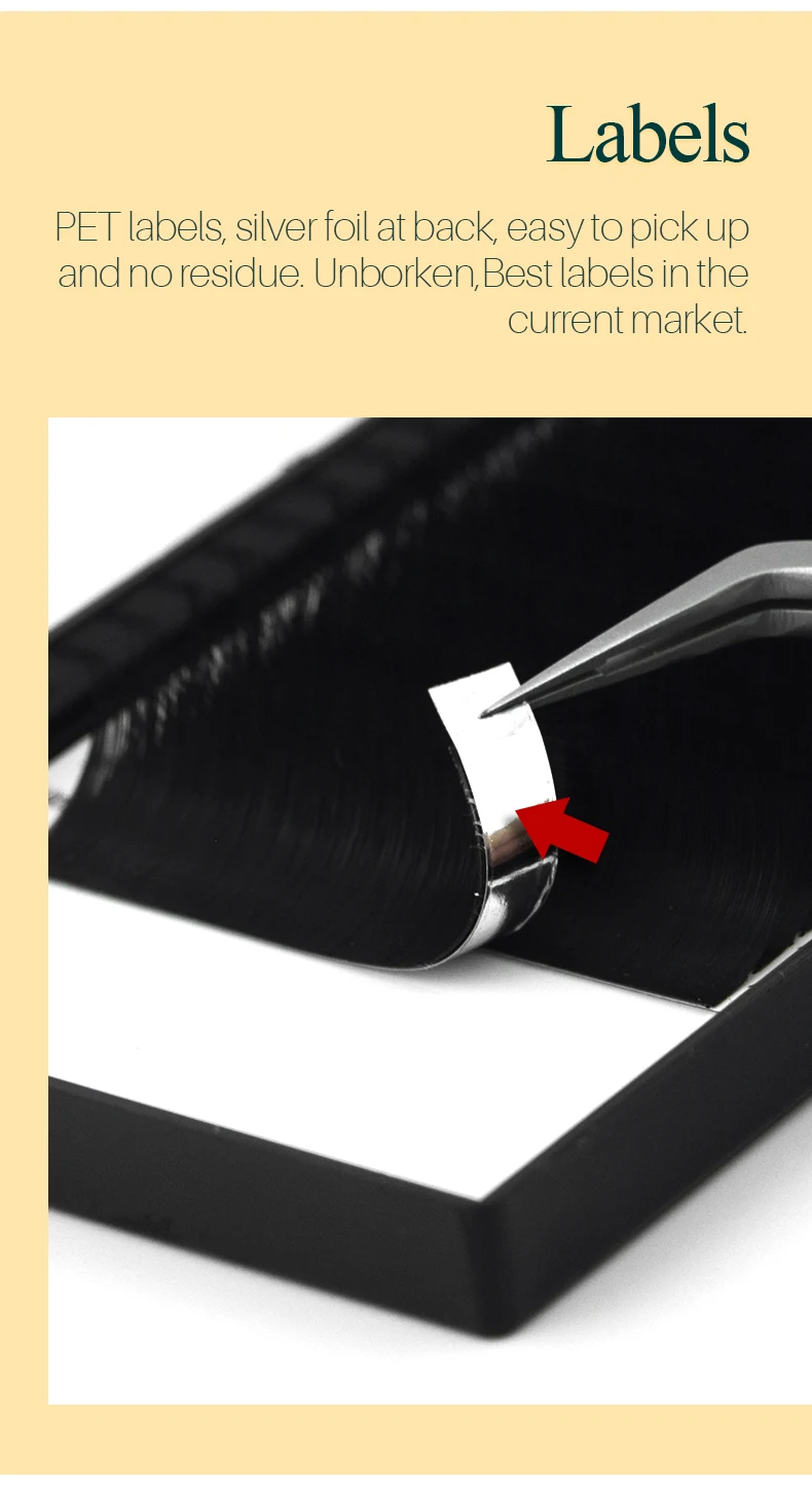 H&L SINCE 1990 20 Reihen Einzelwimpernverlängerung Wimpern Maquiagem Cilios für weiche, natürliche künstliche Nerzwimpern für – Detail 10