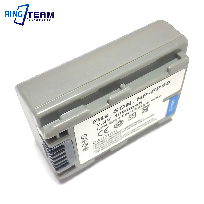 Suitable For Sony Camcorder NP-FP50 FP50 Lithium  DCR-DVD602 DVD602E DVD803E HC21E HC23E  HC24E Camera Battery