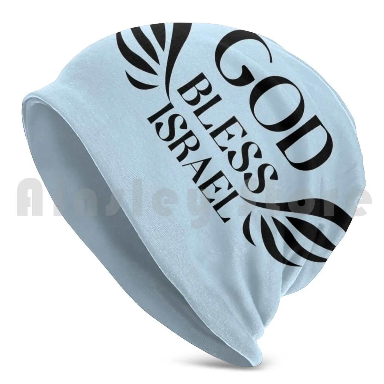 God Bless Israel , Black Logo Hat 1394 Hat God Bless Israel Wing Izrael Zion Zionizem Angel