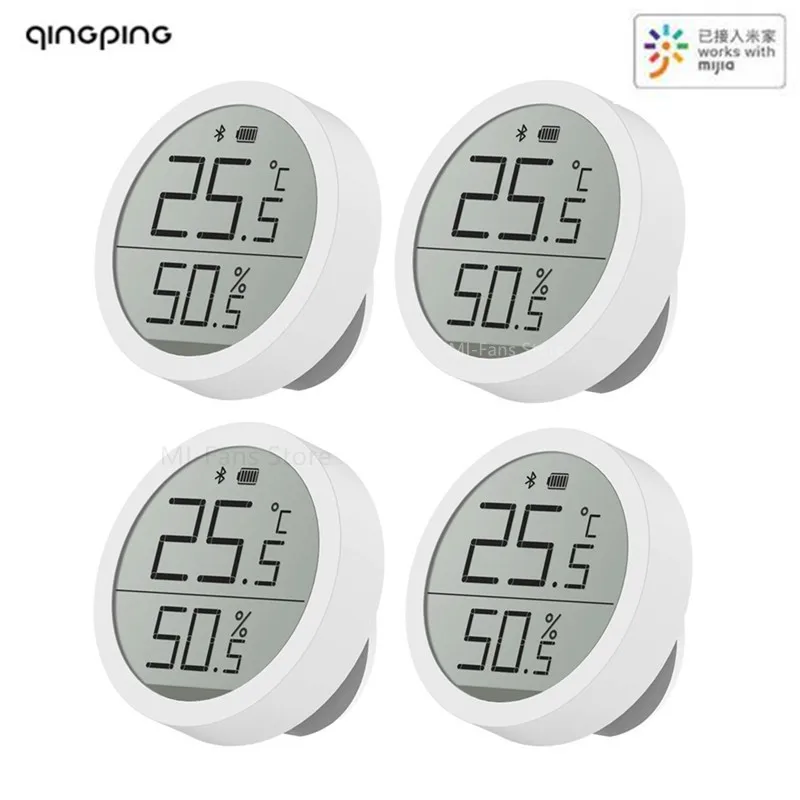 Cleargrass Qingping Bluetooth Temperature Humidity Sensor Lite Version Data Storage LCD Screen Thermometer For Xiaomi App