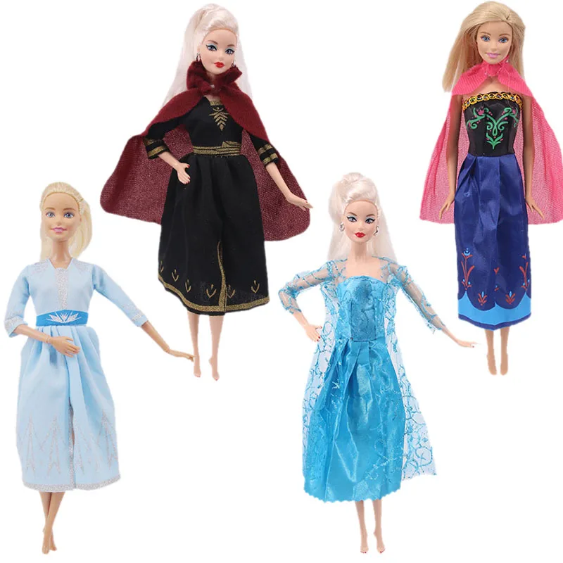 Für Schwester ist Installiert Freundinnen mit sommer Zubehör Kleid Up Mode Puppe 4 Stil für Barbies Mädchen Spielzeug DIY Geschenk