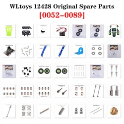 12428 12427 Original Parts 0049-0089 Wltoys 12428 12423 RC Car Spare Parts Tire/Hub/Receiver/Gasket/Shaft/Cup/Gear/Car shell