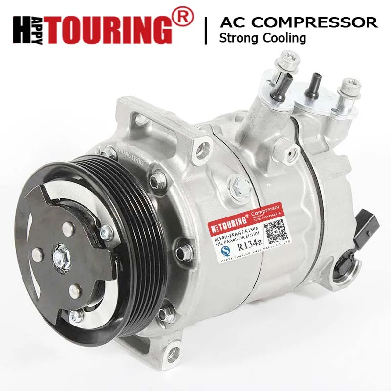 AC Compressor For VW Passat Jetta CC Golf 7 2.0L Audi A3 A5 5K0820803A 5QD820803B 1K0260859F 2E0820803A 5C0820803C 6QD820803