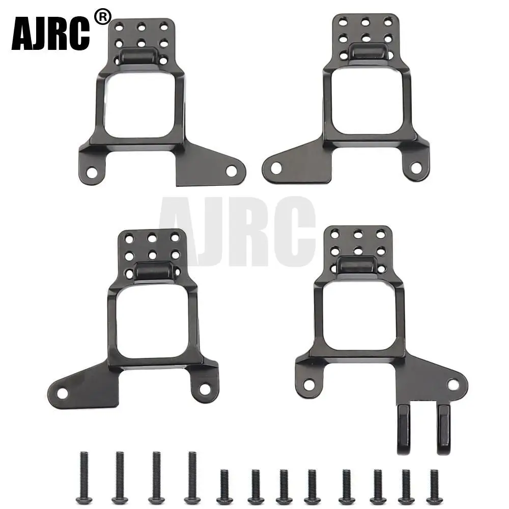 

Ajrc 4pcs Aluminum Front & Rear Shock Towers Mount For 1/10 Rc Crawler Trx-4 Bronco K5 G500 Defender Trx4 8216 Upgrade Parts