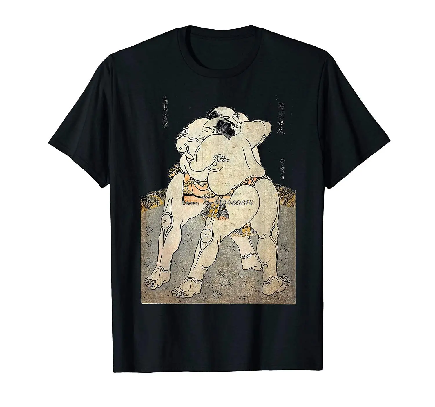 Sumo Wrestler gift I love Japanese Sumo Vintage Art T-Shirt Men Cotton O-neck Tshirt Hip Hop Tees Streetwear Harajuku