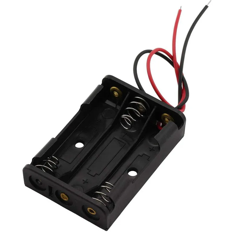 1pcs 1x 2x 3x 4x AAA Battery Box Case Holder With Wire Leads Battery Box Connecting Solder For 1-4pcs AAA Batteries