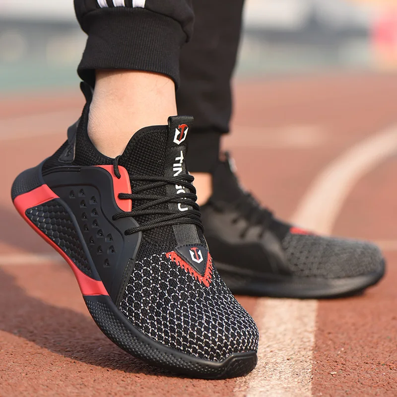 Steel Toe Anti-puncture Work Light Weight Fashion Sport Safety Shoes