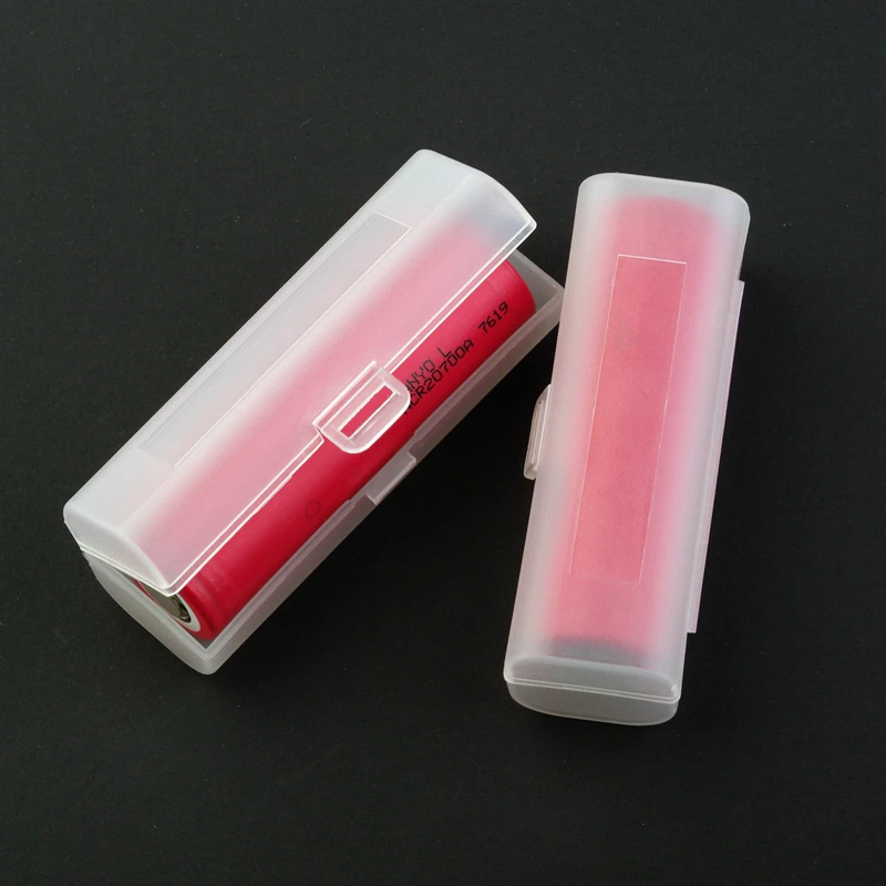 Waterproof 1 x 20700 21700 Battery Holder Cover Container Single Slot 20700 21700 Batteries Storage Box Hard Plastic Case Shell