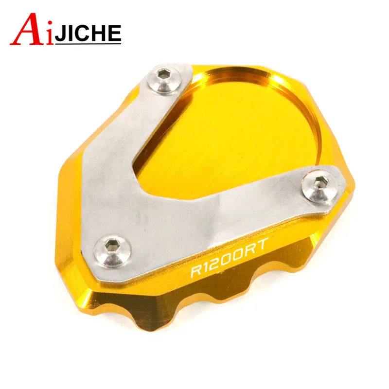دراجة نارية CNC مسنده القدم الجانب حامل تمديد وسادة دعم لوحة تكبير حامل ل R1200RT R1200 RT R 1200RT 2004-2013