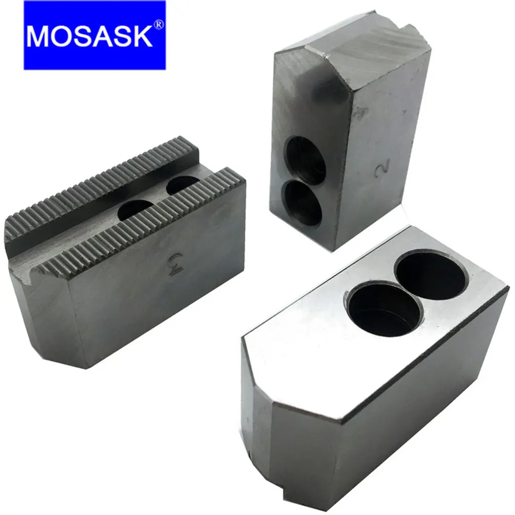 Imagem -06 - Mosask Torno Cnc Boring Tool Mandíbulas Macias Ocas Padrão Usinagem de Corte 120 Graus 10 12 Polegadas