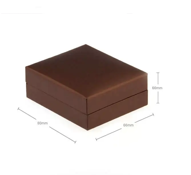 100pcs/lot Quality Brown Cufflinks Box Cuff Links Storage Holder Gift Boxes Jewelry Boxes Wholesale SN1741