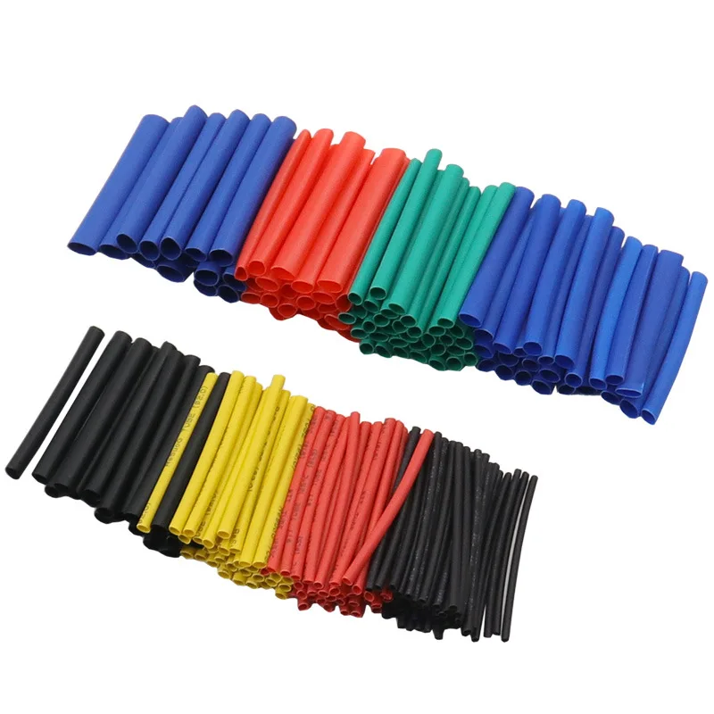 560Pcs ความร้อนหดท่อฉนวน Tube Assortment อิเล็กทรอนิกส์ Polyolefin สายชุดท่อหดความร้อน
