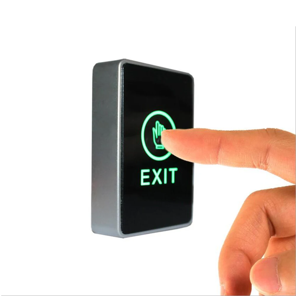 Release Button Push Touch Exit Button Eixt Door  With LED Indicator for Home Security Protection for access Control System