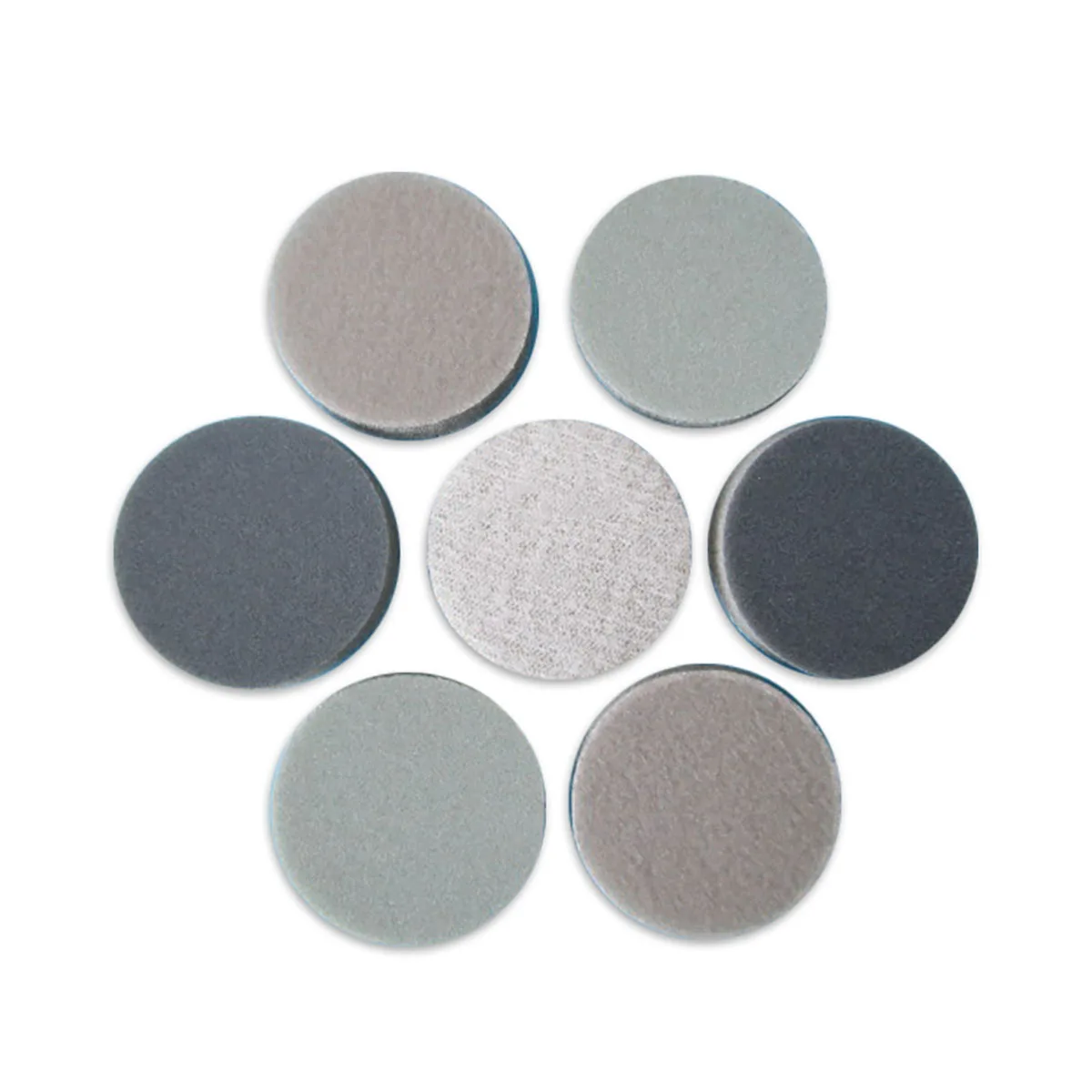 1-20Pcs 1.2 Inch 30mm Wet & Dry Sanding Sponge Hook Loop Sanding Discs Flocking Foam Sandpaper 300-3000 Grit