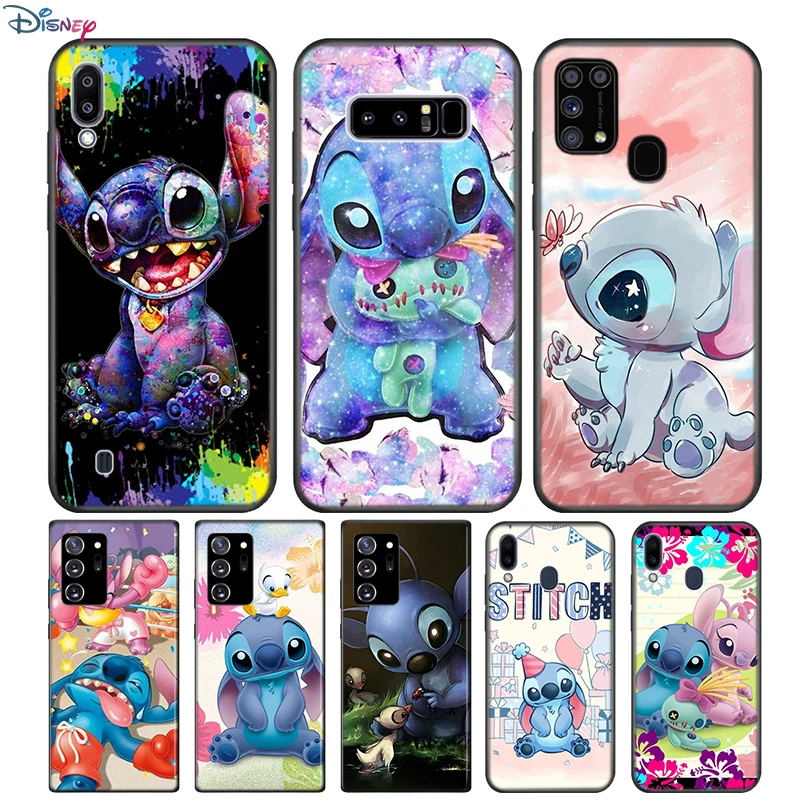 Lilo Stitch Cartoon For Samsung Galaxy Note 20 10 9 8 Plus Ultra Lite M31 M31S M10 M20 M02 M30 M40 Soft Phone Case