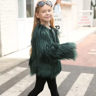 Top brand Fashion Free Shipping Faux Fur Coat MT0912  high quality