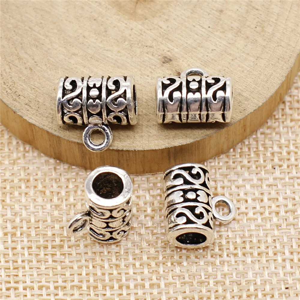 

30pcs 14x13x8mm antique silver Carved hanging head Carved tee charms diy retro jewelry fit Earring keychain hair card pendant