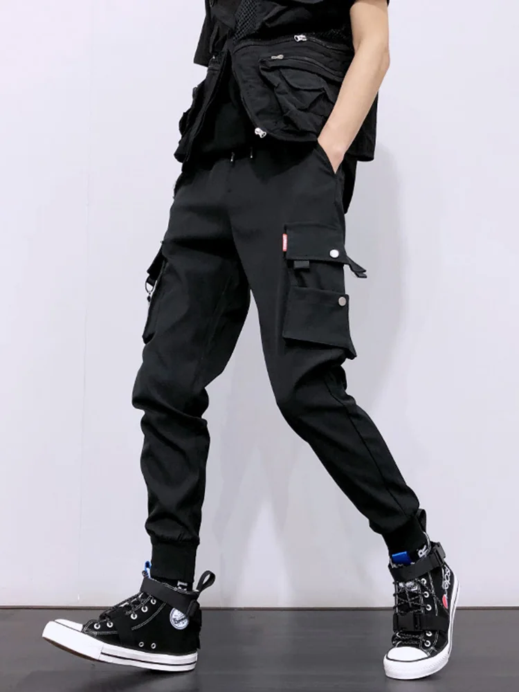 

Free Shipping New With Velvet All-match Overalls Men's Fashion Brand Hair Stylist Slim Harem Pants leggings Male Casual Trousers