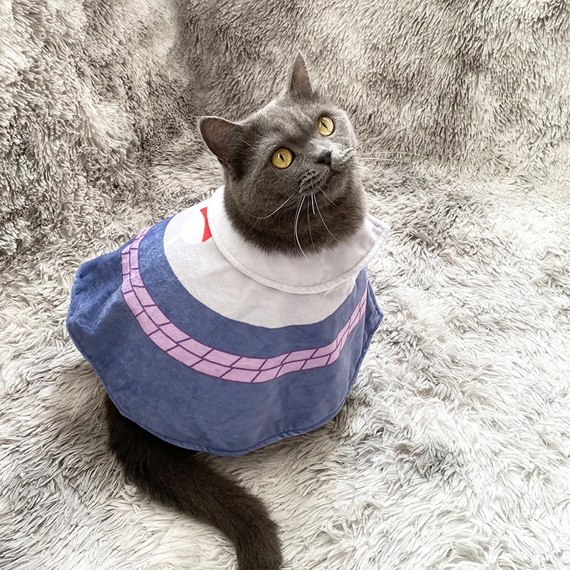 Cosplay Cape Clothing For Cats Suit For Dog Animal Funny Chats Things Rabbit Outfit Pet Supplies Goods Animator Costume Kigurumi