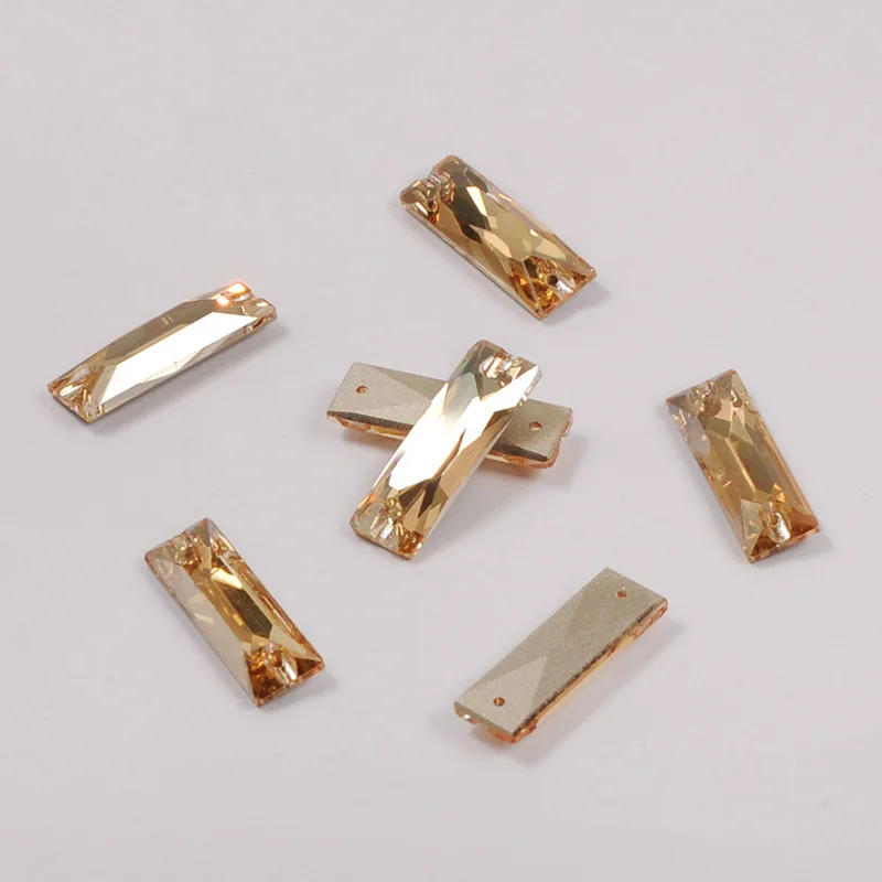 YANRUO 3255 Kristall Golden Shadow Flache Rückseite Strasssteine AAAAA Goldsteine Strass-Applikation Aufgenähte Strasssteine für Kleidung – Detail 3