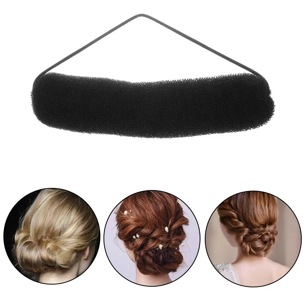 New Hair Dispenser Sponge Rubber Band Strip Hair Curler Hair Donut Braiders Hair Bun Maker Hair Styling Tools Accessories