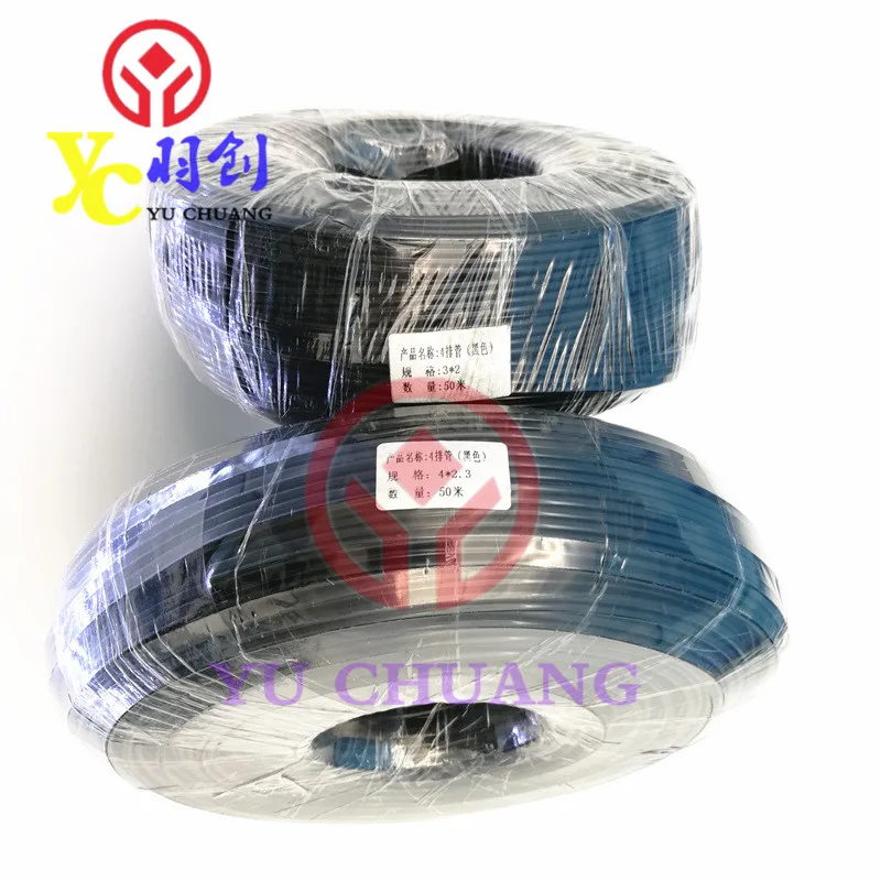 Hot Sale 4lines Tube 6*4/5*3/4.2*2.8/4*3/3*2mm for Xuli Wit-color Human JHF Inkjet Printer Good Price Transparent/Black Ink Tube