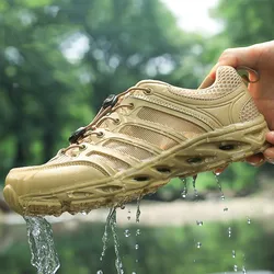 Outdoor szybkoschnące wodoodporne buty wędkarskie Ultra lekkie antypoślizgowe buty do sportów wodnych letnie wędrówki siatkowe oddychające buty wędkarskie Aqua