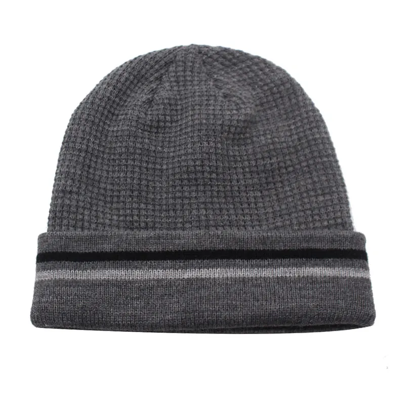 Skullies Beanies Casual Knitted Hat Men Beanie Hats For Men Women Cap Autumn Gorro Ski Warm Skull Bonnet Men\'s Winter Hat Cap