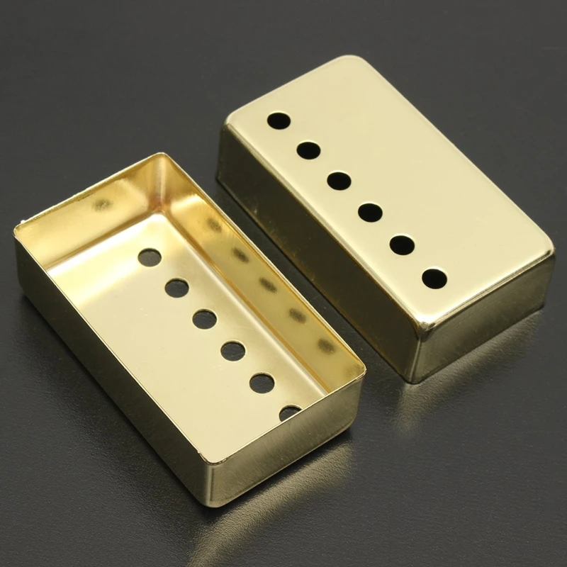 Set of 2 Humbucker Guitar Pickup Cover Nickel Covers 50mm & 52mm P ole Spacing Fits Epphone