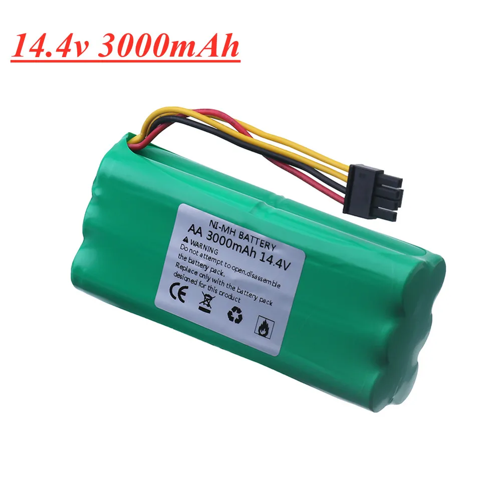 14.4V Ni-MH 2500MAH/3000MAH Rechargeable battery for Ecovacs Deebot Deepoo X600 ZN605 ZN606 ZN609 Midea Redmond Vacuum Cleaner