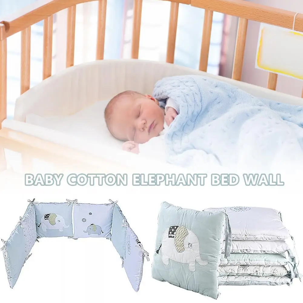 6Pcs/Lot Baby Bed Protector Crib Bumper Pads Baby Bed Bumper In The Crib Cot Bumper Safety Cotton Blend Baby Bedding Set