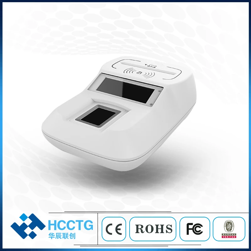 

Supermarket RFID Card USB Bluetooth Smart Card Reader With Fingerprint Sensor HD8-FI