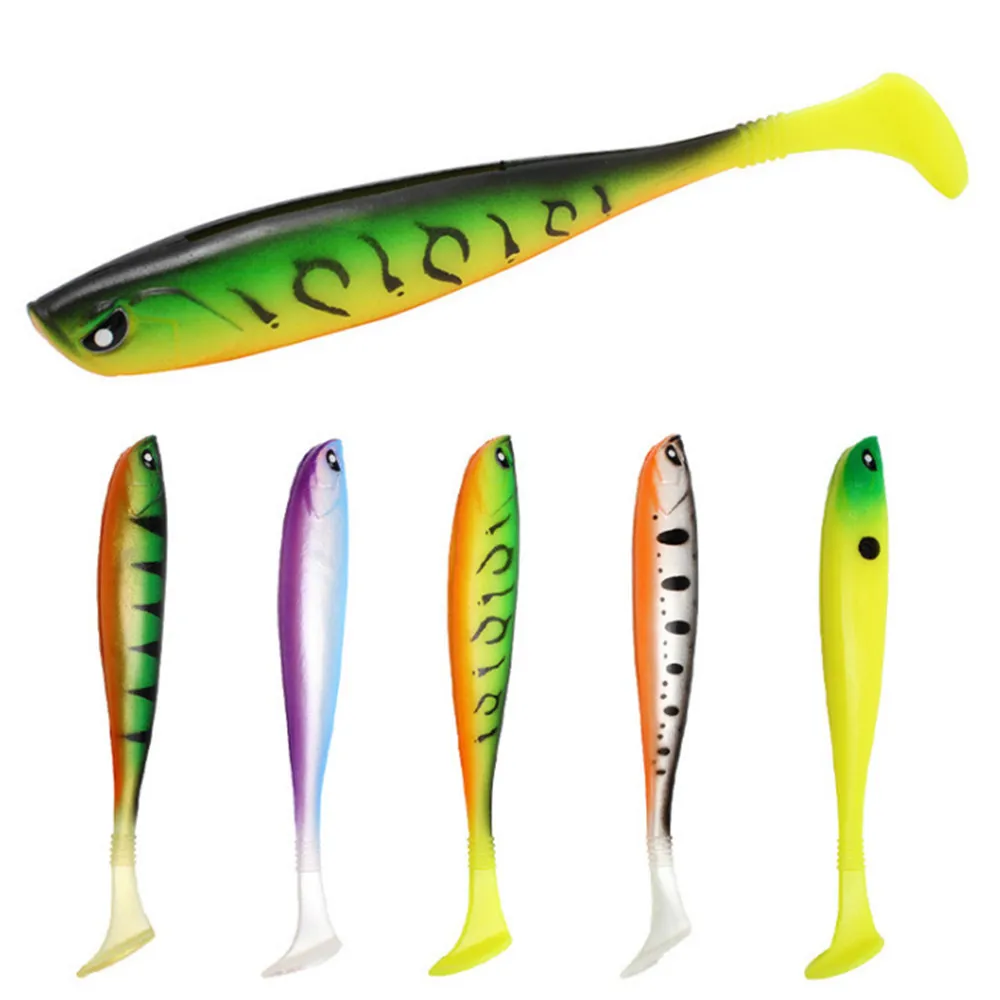 1pcs Lifelike10g/13cm Soft Fishing Lure Artificial Bait Rainbow Shad Worms Bass Pike Minnow Wobblers Carp Fishing Tackle