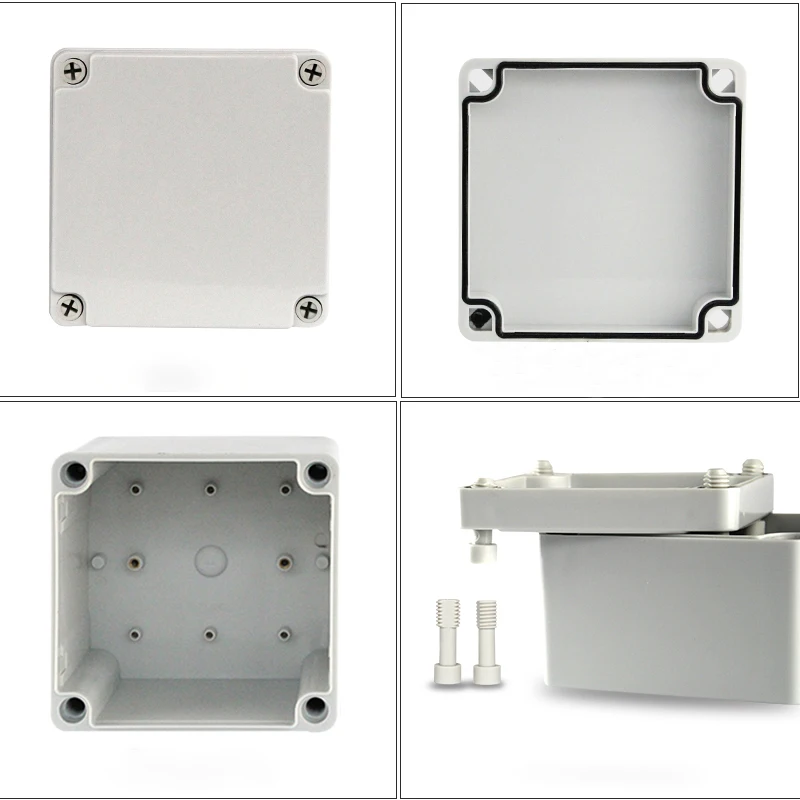 IP67 electronic plastic box, project box for outdoor ABS electrical projects, outdoor waterproof box