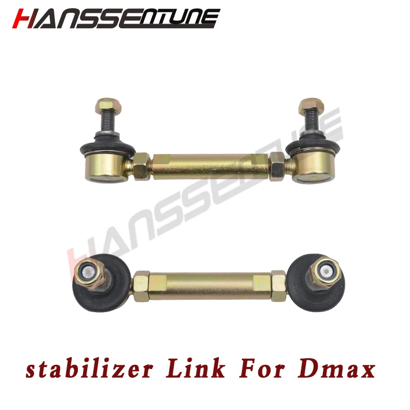 4X4 Stronger Stabilizer End Link Kit  Front Adjustable Right and Left Anti-Roll-Bar Sawy for Isuzu Dmax MUX