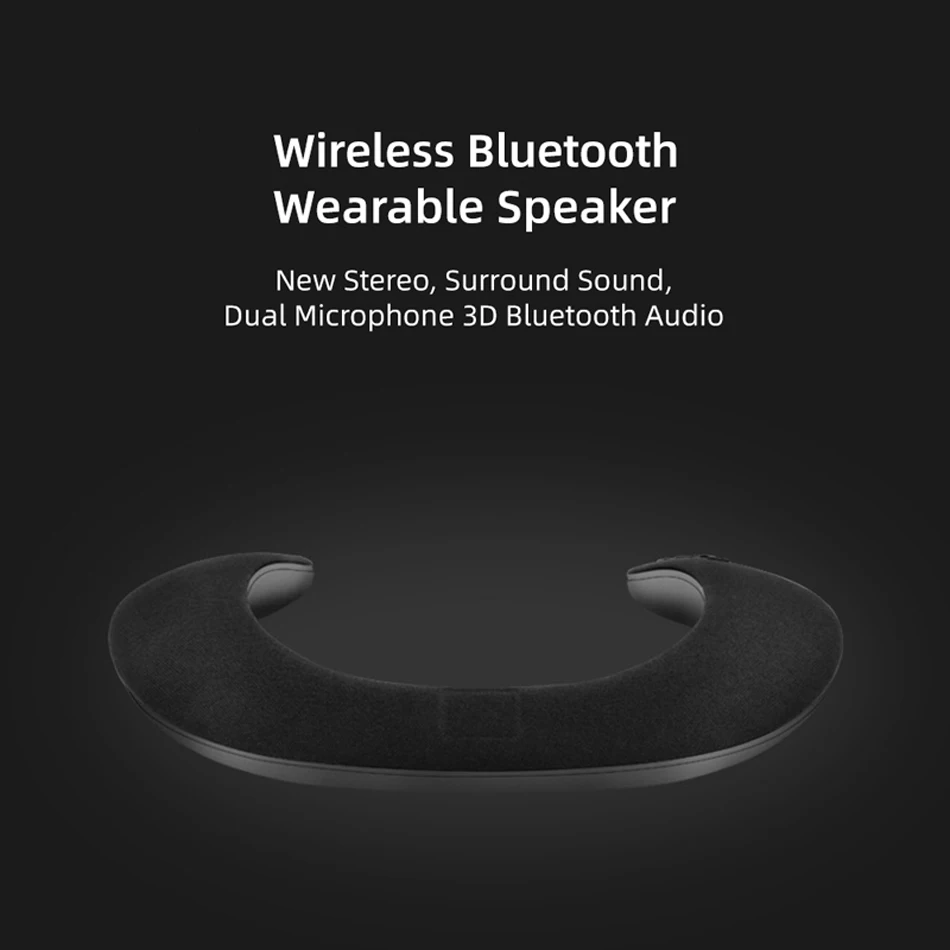 New Wireless Sport Headphones Waterproof Oppselve Portable Bluetooth Headset with Microphone Neck Wear 3D Stereo Earphone Earbud