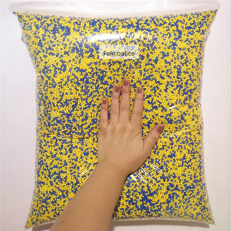 12L DIY Schnee Schlamm Partikel Zubehör Schleim Kugeln Kleine Winzige Schaum Perlen Für Floam Füllstoff Für DIY Liefert 2-4mm – Detail 13
