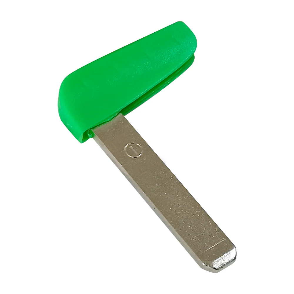 XNRKEY Emergency Insert Key Blade for Renault Megane Koleos Smart Card Green Key Blank