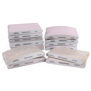 50 قطعة ملف الأظافر المهنية 80/100/180/240 رمادي مانيكير عازلة كتلة مزيج نمط الصنفرة الصنفرة مجلس الصنفرة أدوات صالون مسمار أفضل 10 مبيعات ورق صنفرة بارك سايد - رقم 8