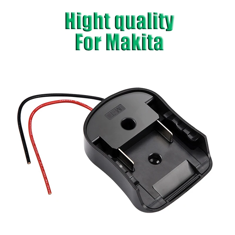 Adaptador de alimentação para makita & 18v bateria montagem de energia conector adaptador doca titular com 12 fios awg adapte para dewalt novo