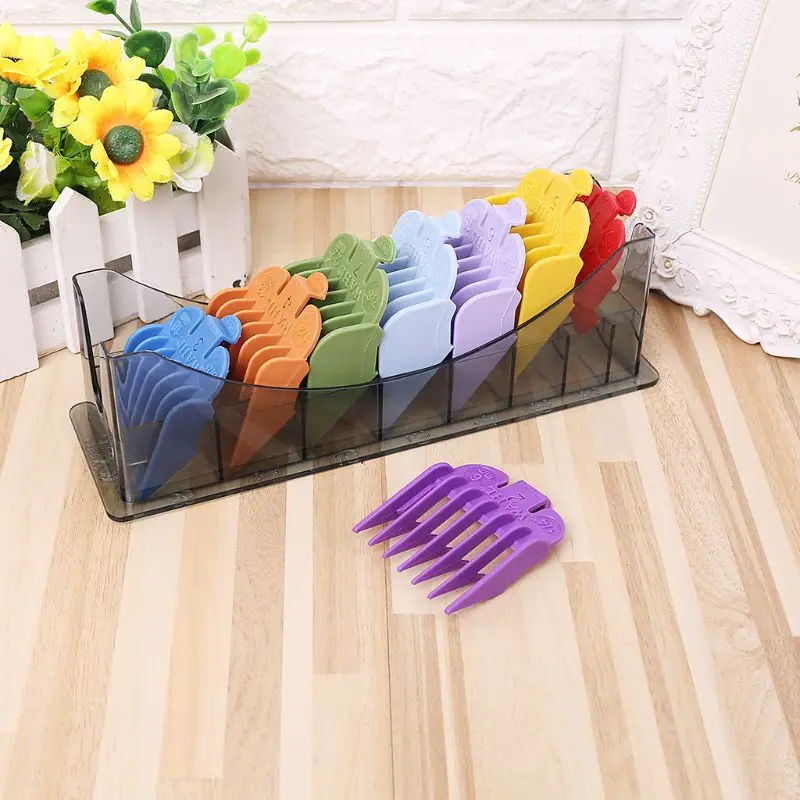 1Pcs 8 Base For 8P Universal Hair Limit Comb Guide Attachment Size Barber Replacement With Clip 3171 1/8in to