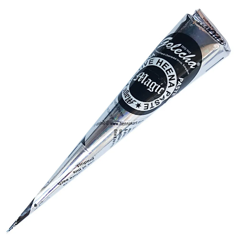 Natural Temporary Flash Tattoo Paste Black Henna Body Paint Arts Disposable Cones Sexy Tattoo Cream Indian Wedding Fashion