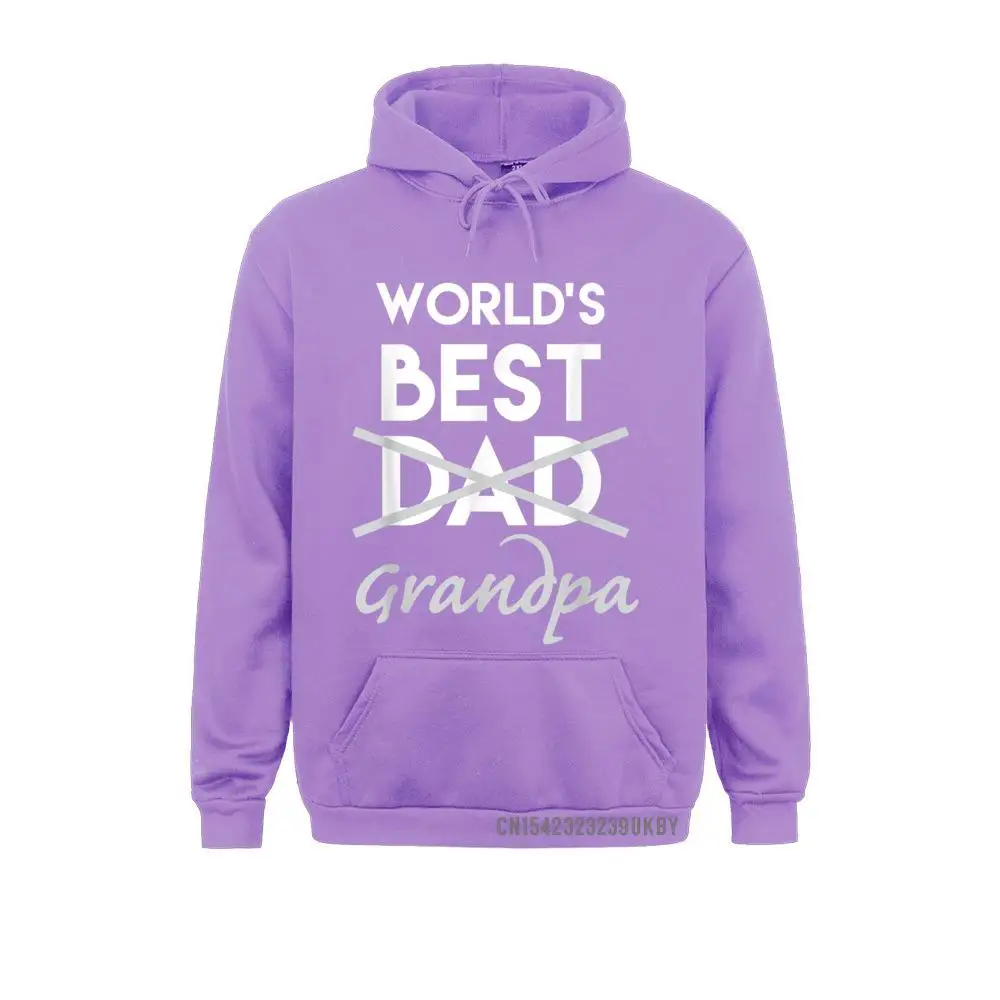 Mens World's Best Dad Grandpa Harajuku Funny Pregnancy Announcement Newest Male Sweatshirts Long Sleeve Hoodies Hoods