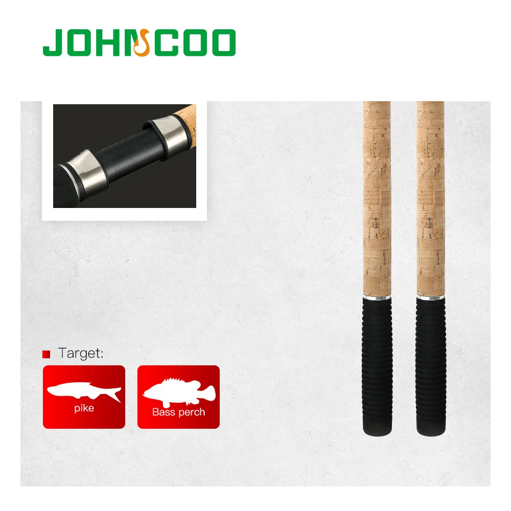 JOHNCOO Feather podajnik pręt 3.6m 3.9m wędka węglowa Spinning podajnik pręt Test 90g 120g 150g wędka wysokiej jakości