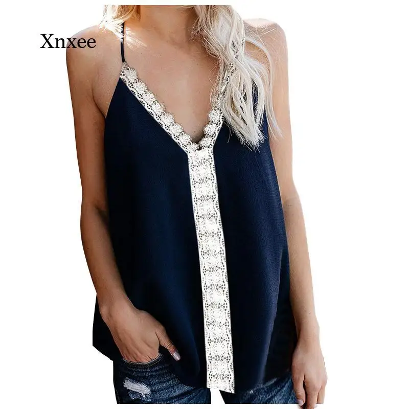 2021 New Sling Top Fashion Casual Spaghetti Strap Blous Hollow Button T-Shirt Tube Loose Beach Daily Tank Commute Clothing Vest