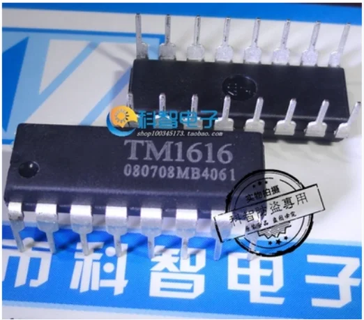 

Free Shipping 100% Original 100pcs TM1616 DIP16