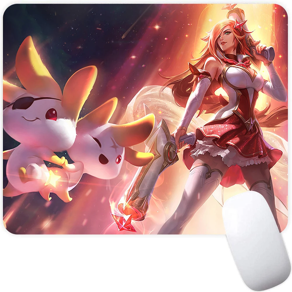 Small Gaming Mouse Pad Computer Mousepad PC Gamer Mouse Mat Laptop Mausepad League of Legend Miss Fortune Keyboard Mat Desk Pad