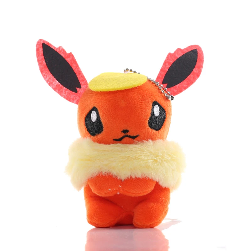 البوكيمون ألعاب من القطيفة 4 '' Sylveon Vaporeon Espeon Umbreon Glaceon Eevee Jolteon أفخم قلادة محشوة اللعب دمية للأطفال هدايا