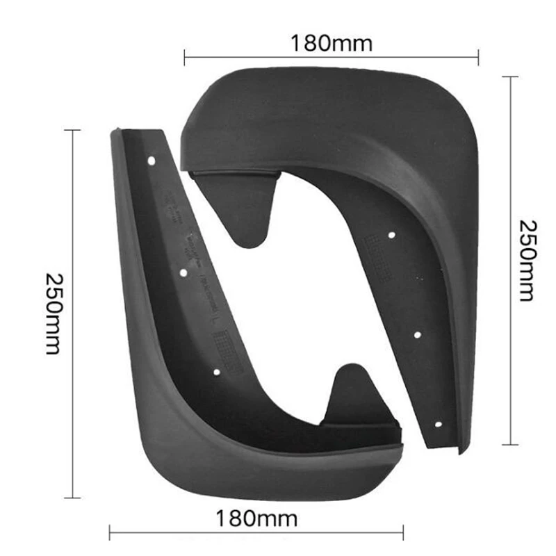 Universal Mudflaps Mud Flaps Flap Splash Guards Mudguards Car Auto Van SUV Trucks Sedan Wheel Fender Front Rear